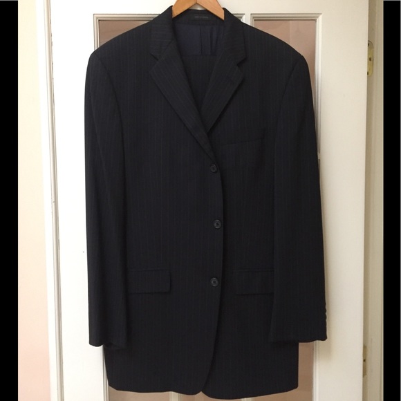 Men’s Calvin Klein Pinstripe Suit - 42L